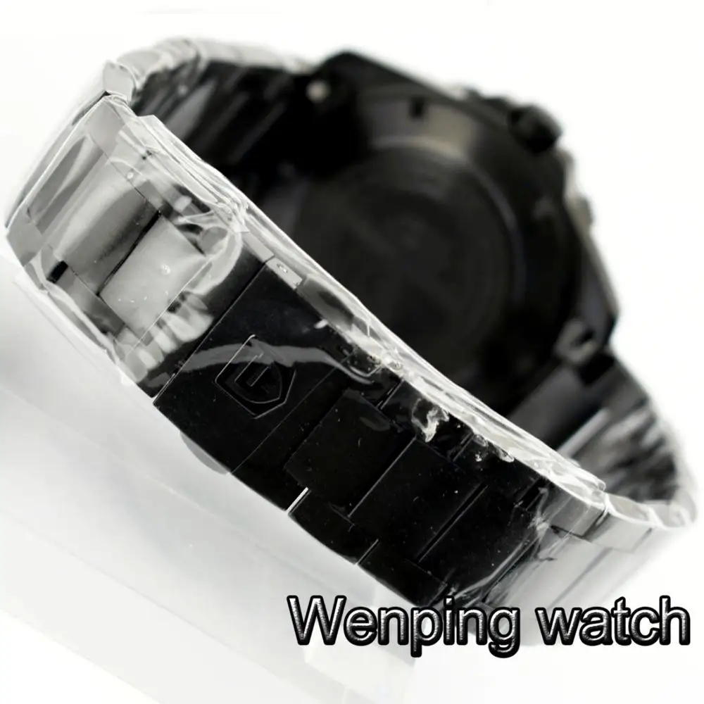 Pagani Дизайнерские мужские топовые механические часы 47 мм черный чехол