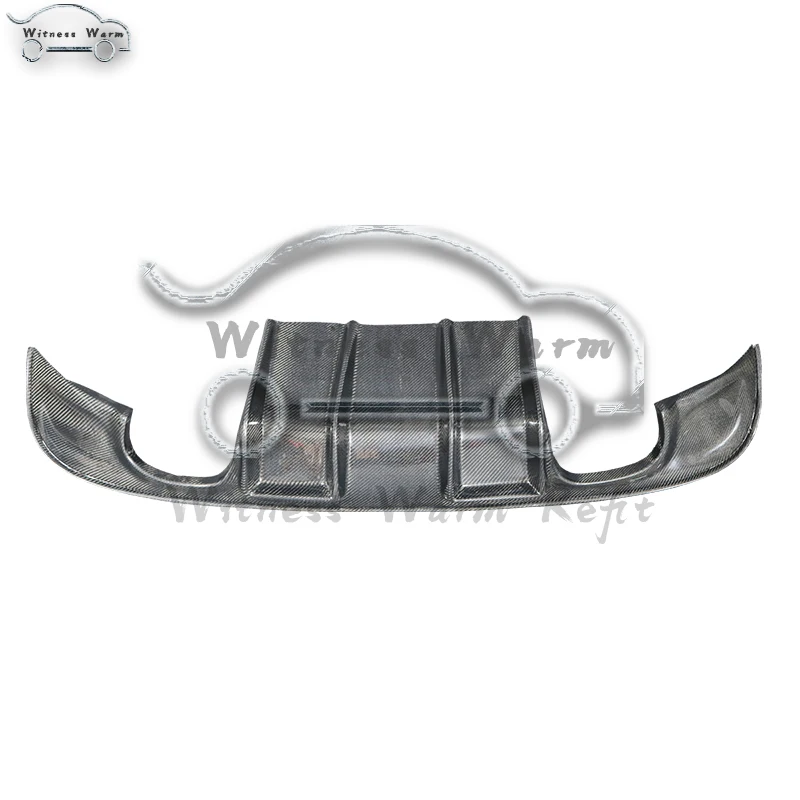 Диффузор заднего бампера из углеродного волокна спойлер для Jaguar XF XFL 2016 UP Dual exhip two