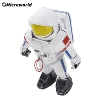 microworld 3d metal styling puzzle games space astronaut models kit laser cutting diy jigsaw toys birthdays gifts for adult