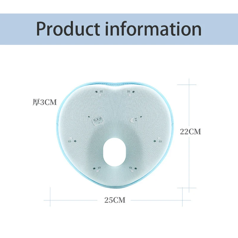 

Newborn baby crib Multi-function portable crib Heart-shaped baby stereotyped pillow Folding travel bed memory cotton pillow