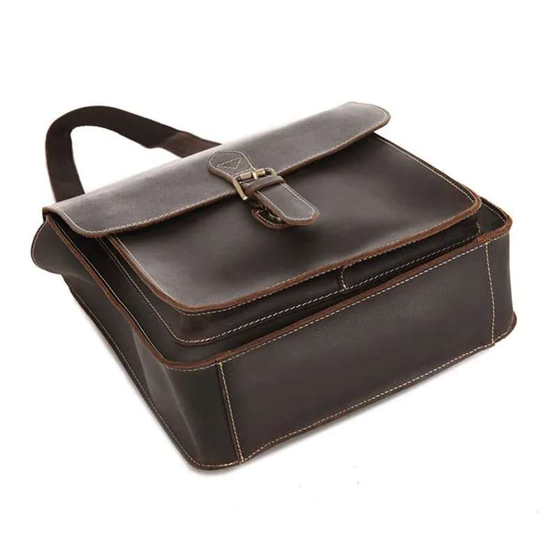 2017 брендовый винтажный рюкзак Crazy Horse из натуральной воловьей кожи ручной работы