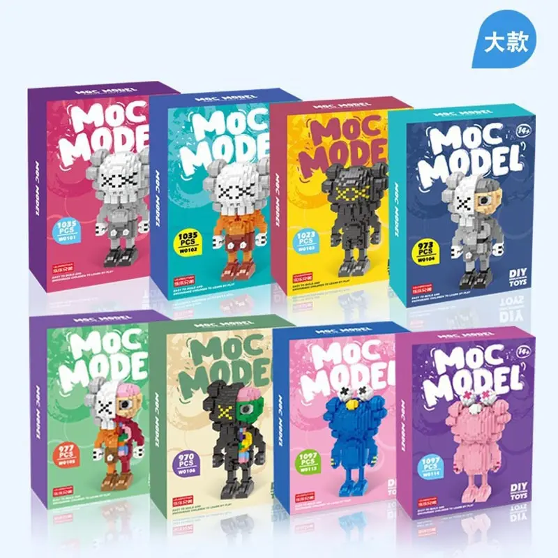 

NEW Building Brick Toys Famous Anime Character Micro-Particle Toy Puzzle Creative Assembling Building Micro Mini 3D Blocks Gift