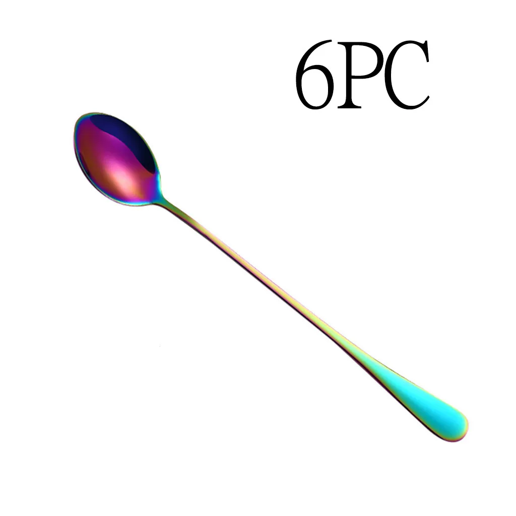 2019 Творческий 6 шт. Кофе закуски к чаю ложки для сахара Кухня столовые приборы