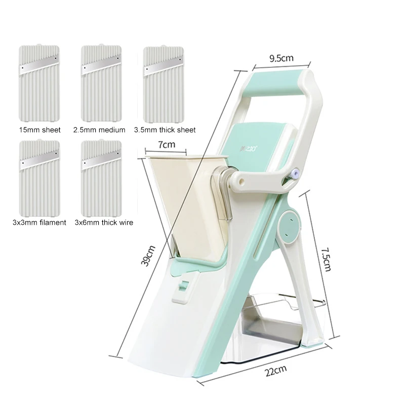 

Household Multi-function Vegetable Shredder Manual Food Chopper Meat Slicer Mashed Garlic Chopper Professional Food Shredder