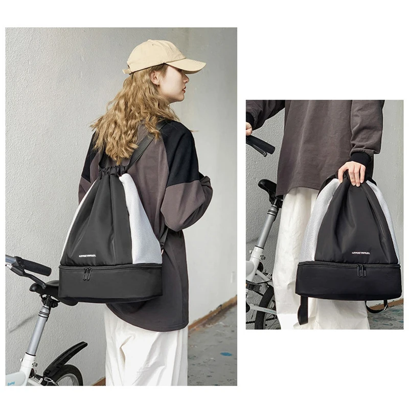 Waterproof Swimming Backpack Dry Wet Bag Camping Rucksack Sports Bags Travel Pool Beach Swimsuit Storage For Shoes Pouch  X274A