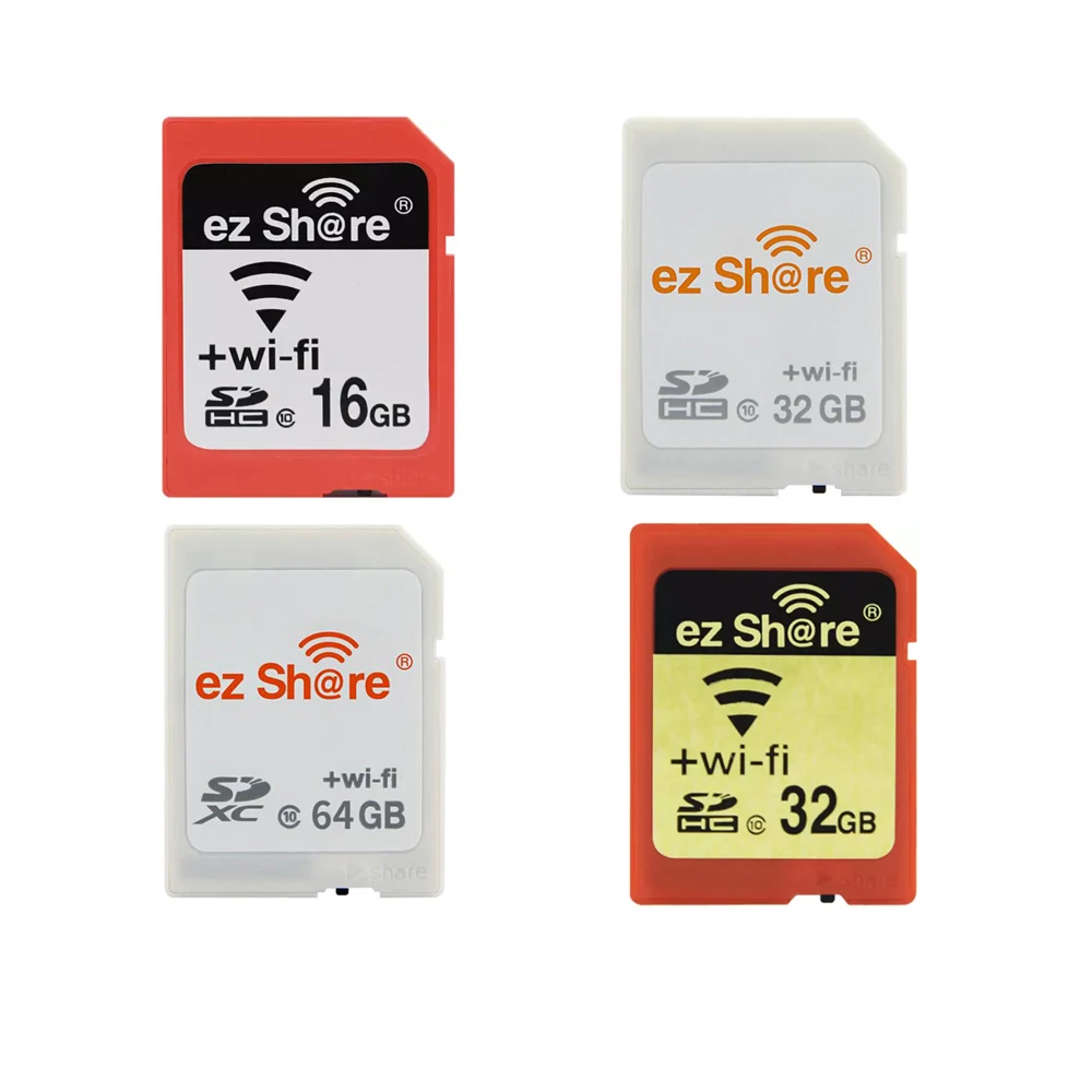 Ez share Wi-Fi SD-карта беспроводной адаптер Micro SD 16 ГБ 32 64 карта памяти для камеры