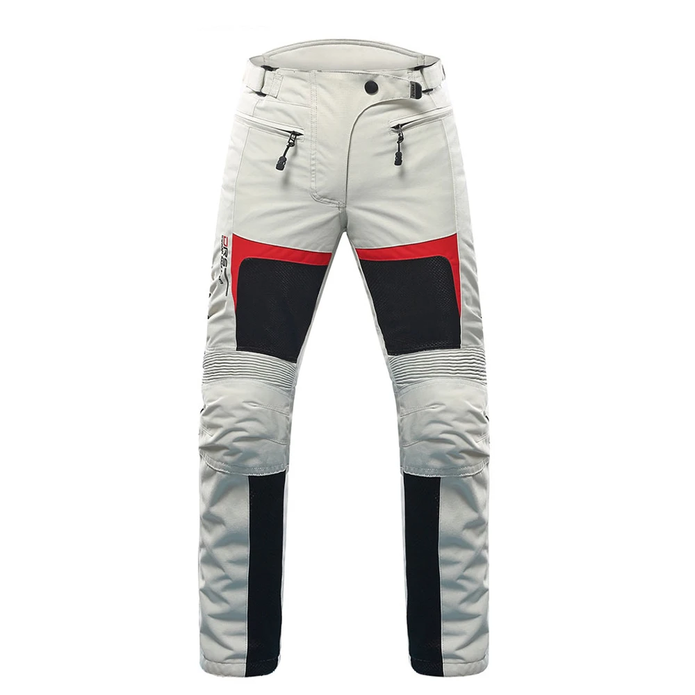 Beige pants HEROBIKER Осень Зима мотоциклетная мужская куртка водостойкий ветрозащитный Мото куртка для верховой езды гоночный мотоцикл одежда защитное снаряжение - Цвет: Beige pants