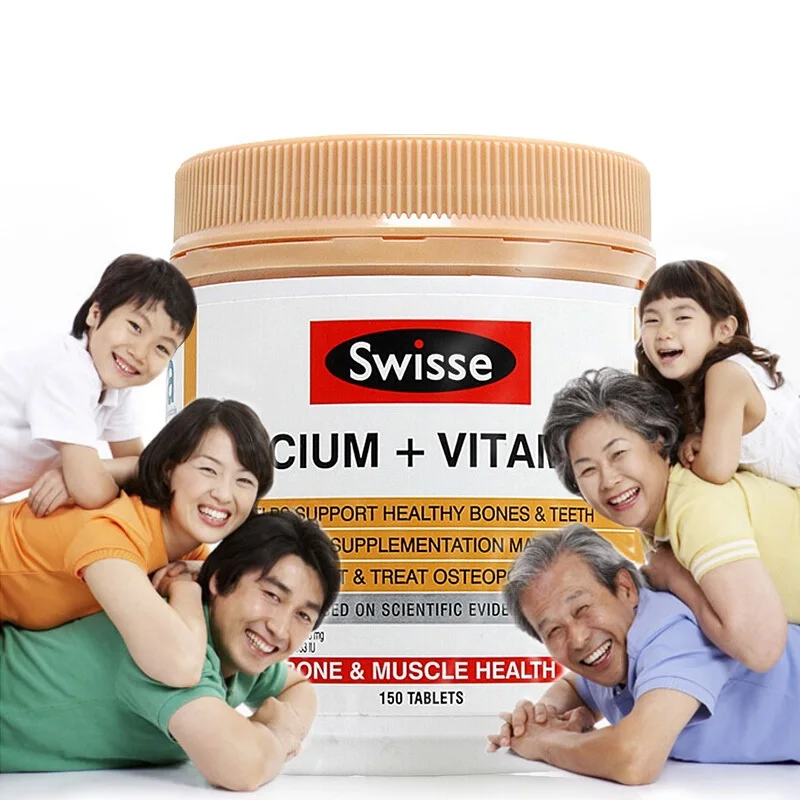 150 таблеток кальция витамина D австралийского швейцарского поддержка здоровых