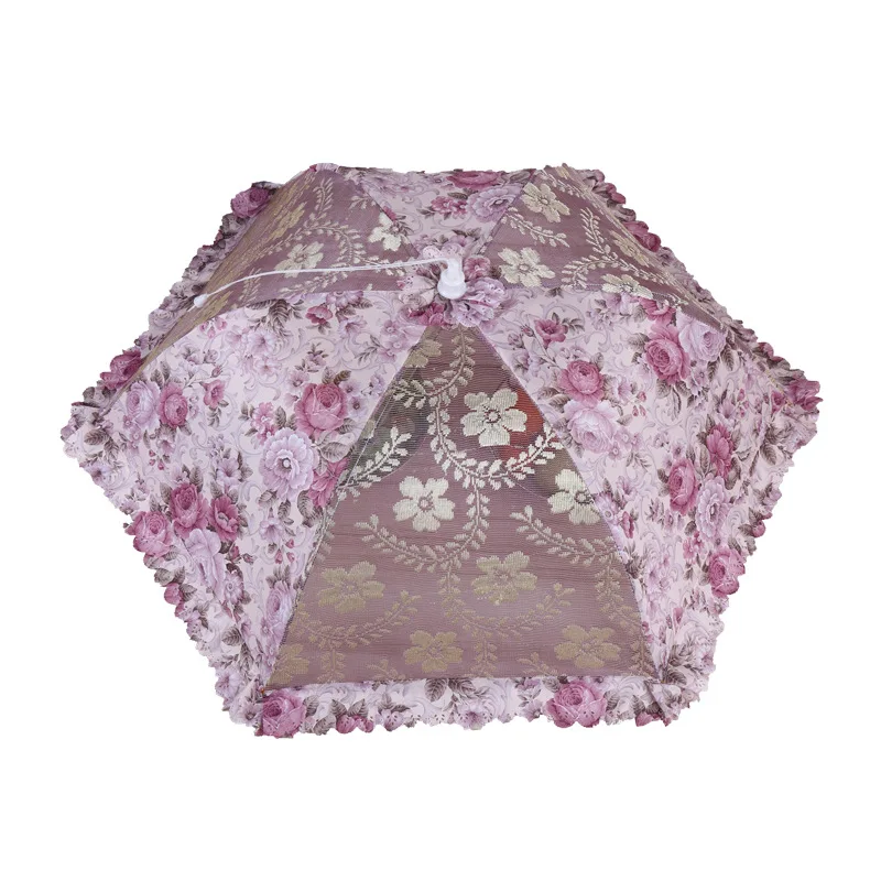 Table Food Cover Dish Dust Folding Hexagonal Steel Wire Meal Pattern | Дом и сад