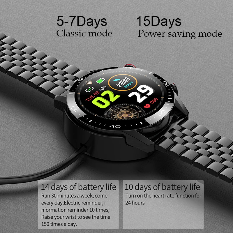

Full Touch Screen Smart Watch Men Heart Rate Sleep Monitoring Smart Bluetooth Call Watch Men's Fitness Tracker for Android iOS