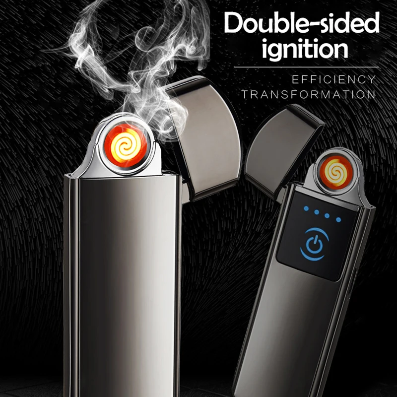 Зажигалка для сигарет сенсорный экран зажигалка компактный смарт-датчик usb