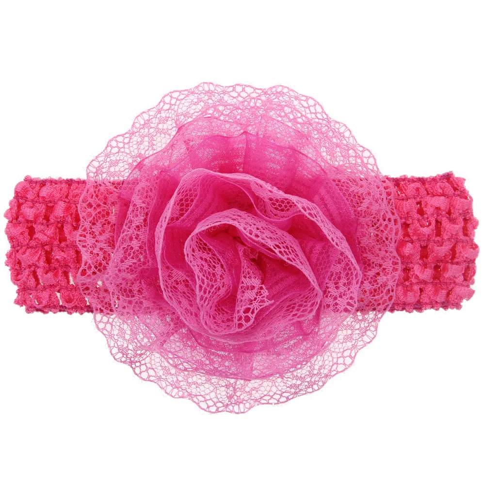 1 Piece MAYA STEPAN New Lace Flower Children Girls Hair Head Band Accessories Baby Newborn Rope Headband Headwear Headwrap | Детская