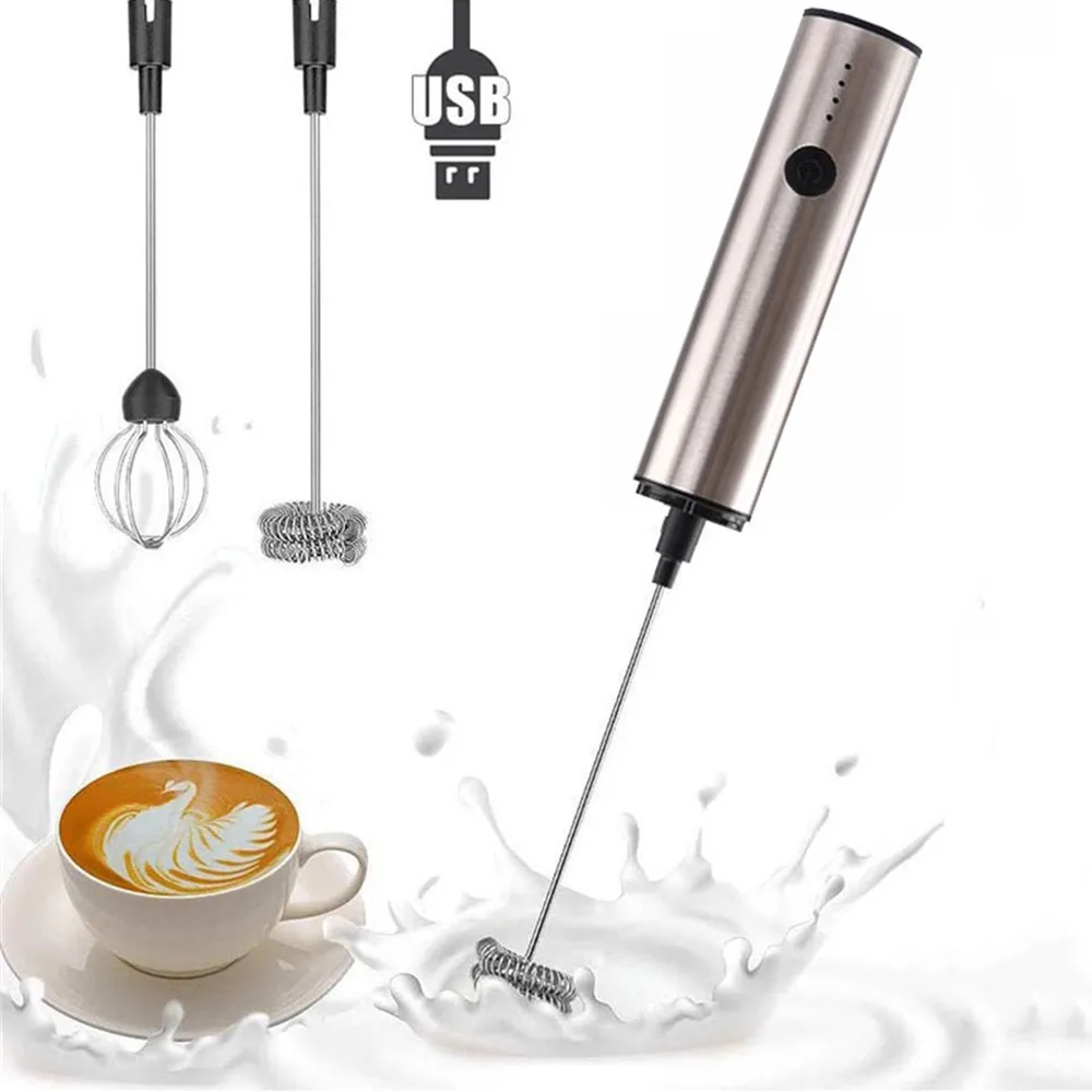 

3 Speed Bulletproof Coffee Latte Cappuccino Hot Chocolate Rechargeable Milk Frother 800mah 13000RPM Handheld Electric Blender