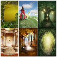vinyl custom dream forest castle fairy tale children photography backdrops cartoons photo background studio props 21417mxf 02