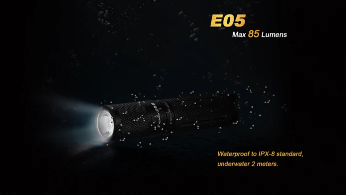 FENIX E05 Edition Cree XP-E2 светодиодный Flshlight 3 режима 85 люмен на 1* AAA аккумулятор