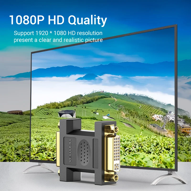 Адаптер Vention DVI адаптер Мама мама 1080P удлинитель 24 + 5 переходник для HDTV ПК