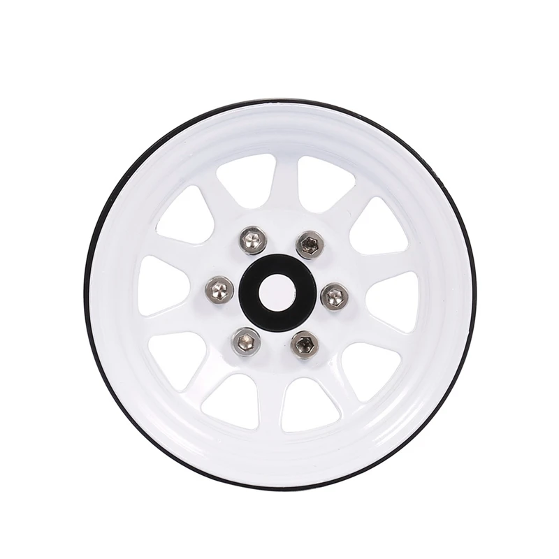 

Metal Alloy 1.9 Beadlock Wheel Rims for 1:10 RC Crawler Axial SCX10 AXI03007 90046 Traxxas TRX4 Redcat GEN8