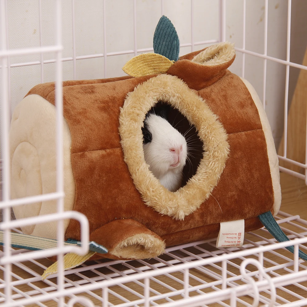 Small Pet Cage Rat Hammock Rodent Bed Cage Hamster House Accessories Guinea Pig Ferret Cotton Nest Sleeping Rabbit Supplies