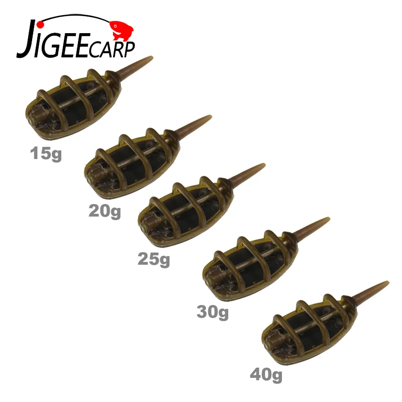 JIGEECARP 1/2 шт. Карп грубый встроенный метод подачи для ловли карпа рыболовные