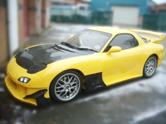 Автомобильный Стайлинг для Mazda RX7 FD3S OEM крышка фар из углеродного волокна