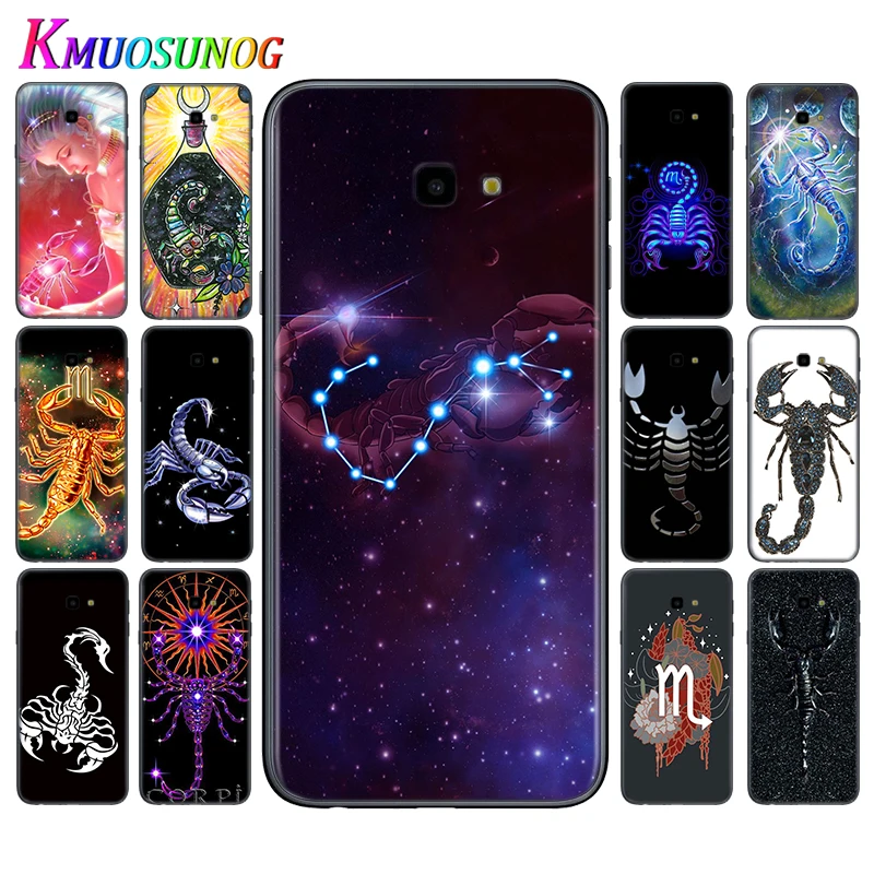 Силиконовый чехол с созвездиями скорпиона для Samsung Galaxy J8 J7 Duo J6 J5 Prime J4 Plus J3 J2 Core 2018