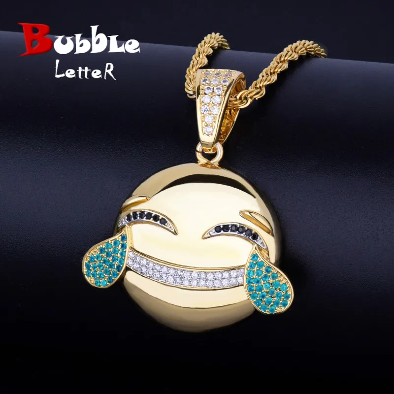 Глянцевая счастливы круглые уход за кожей лица кулон ожерелье цепь золотая Цвет