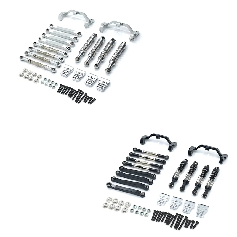 

for MN D90 D91 D96 MN90 MN99S 1/12 RC Car Upgrade Parts Metal Pull Rod Link Tie Rod Shock Absorber Accessories