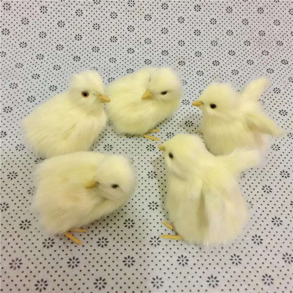 

Baby Chick Plush Smooth Soft Electric Yellow Little Chick Stuffed Toy for Gift Kid Room Decoration Crafts Children Toys