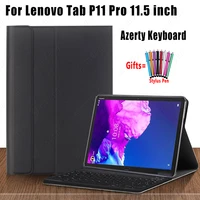 azerty keyboard case with mouse for lenovo tab p11 pro 11 5 tb 706f tb j716f xiaoxin pad pro 2021 french azert keyboard cover