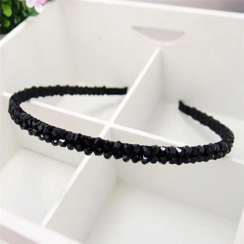 Plastic 1 шт., женская модная губчатая повязка для волос, губчатая бархатная повязка на голову, обруч на голову для девочек, головные уборы, повязки для волос, аксессуары для укладки волос - Цвет: Plastic