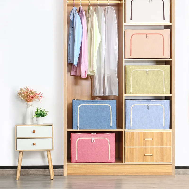 

Oxford Home Storage Folding Box Multifunction Foldable Waterproof Organizer Bin Clothing Toy Household Laundry Wardrobe Cabinet