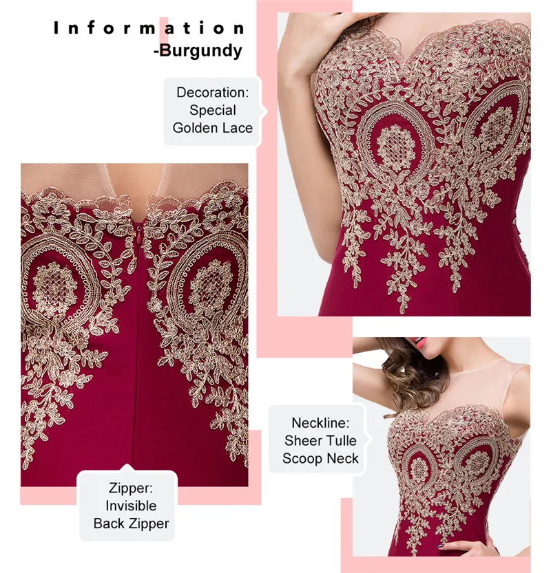 Vestido de Festa элегантное кружевное платье годе вечерние платья с аппликацией Сексуальные вечерние платья с открытой спиной Robe De Soiree