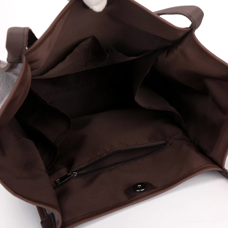 Женская Повседневная Сумка тоут с большим карманом сумка для покупок через плечо