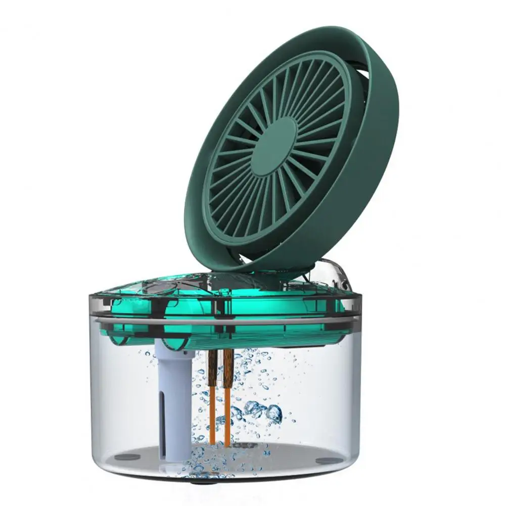 

2021 new Mini Fan 3 Wind Speeds Humidification Design Lightweight Mini Spray Fan for Home usb water humidifier fan