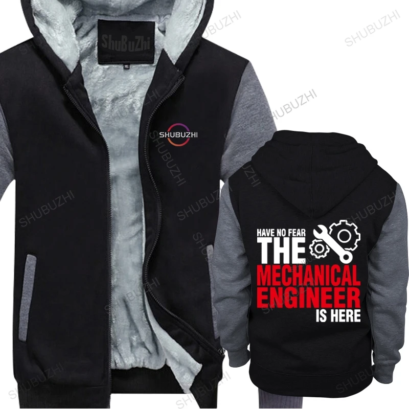 

Men's casual winter hoody vintage hoodies Design Have No Fear The Mechanical Engineer Is Here sweatshirt Custom warm jacket Men