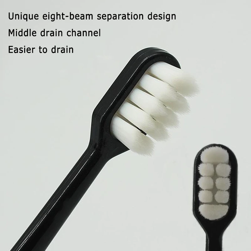 Soft Toothbrush Soft Fiber Toothbrush Environmentally Million Toothbrush Ultra-fine Soft Toothbrush Travel Portable Tooth Brush
