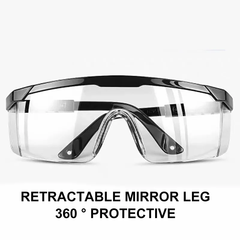 

Safety Goggles For Eyes Protection Windproof Dustproof Resistant Transparent Glasses Protective Safety Eyes