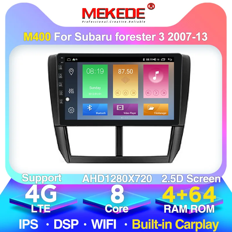 

2din Android 2.5D IPS DSP автомобильный Радио мультимедийный видео плеер для Subaru Forester 2008-2012 автомобильный GPS навигация аудио стерео wifi