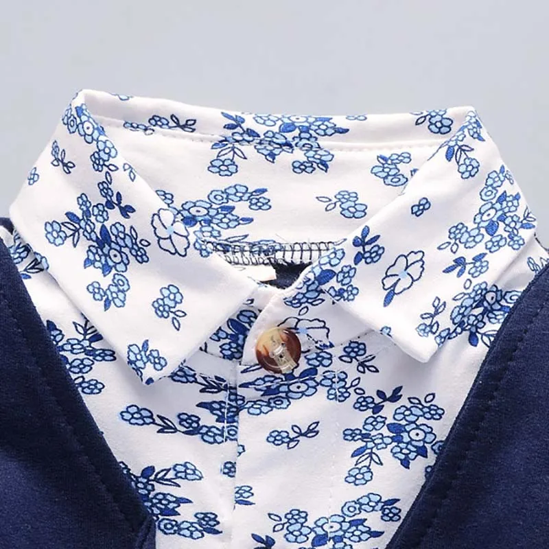 Комплект одежды для маленьких мальчиков весна-осень 2020 модные комплекты детей