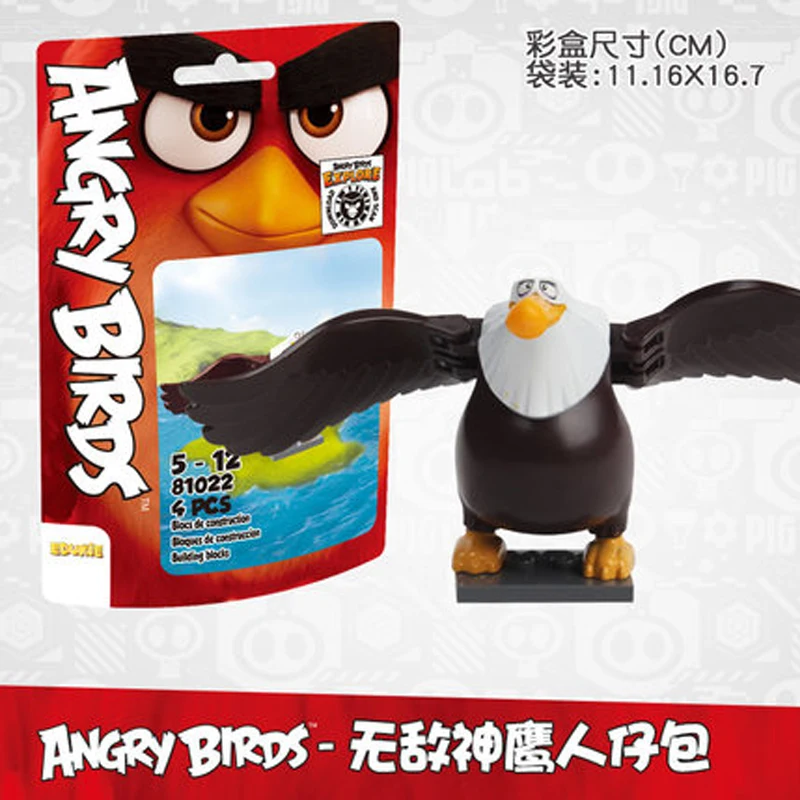 Новый продукт cogo angry birds строительные блоки игрушки для детей мальчиков и девочек