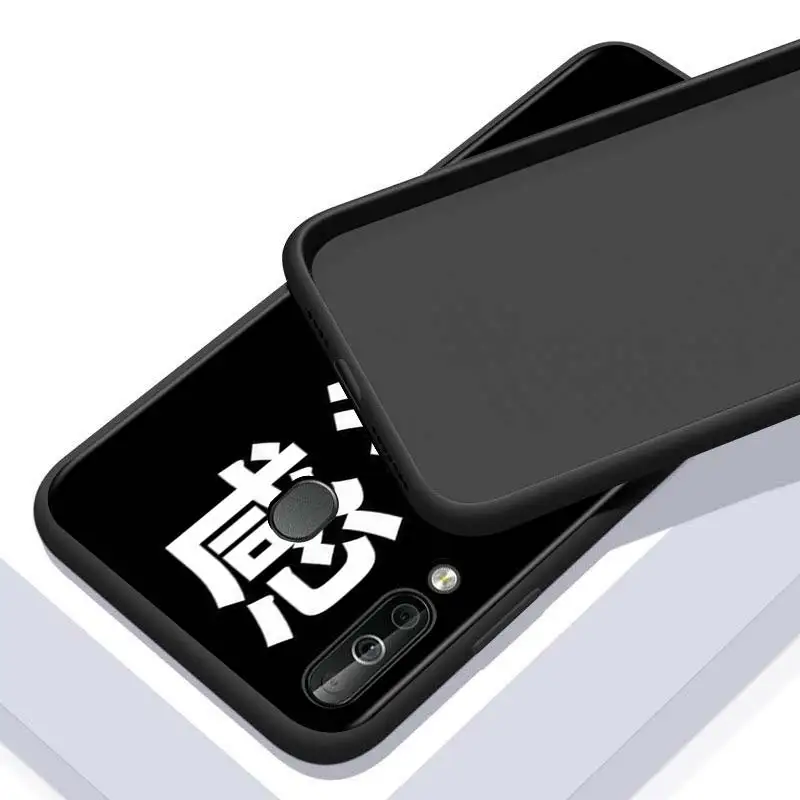 

Aesthetic Text Letter for Huawei P10 P20 Pro P30 P40 Y5 Y6 Y7 Y9 2019 Nova 7i 5T 5i 5 4e 4 3i 3e 3 Bright Black Phone Case