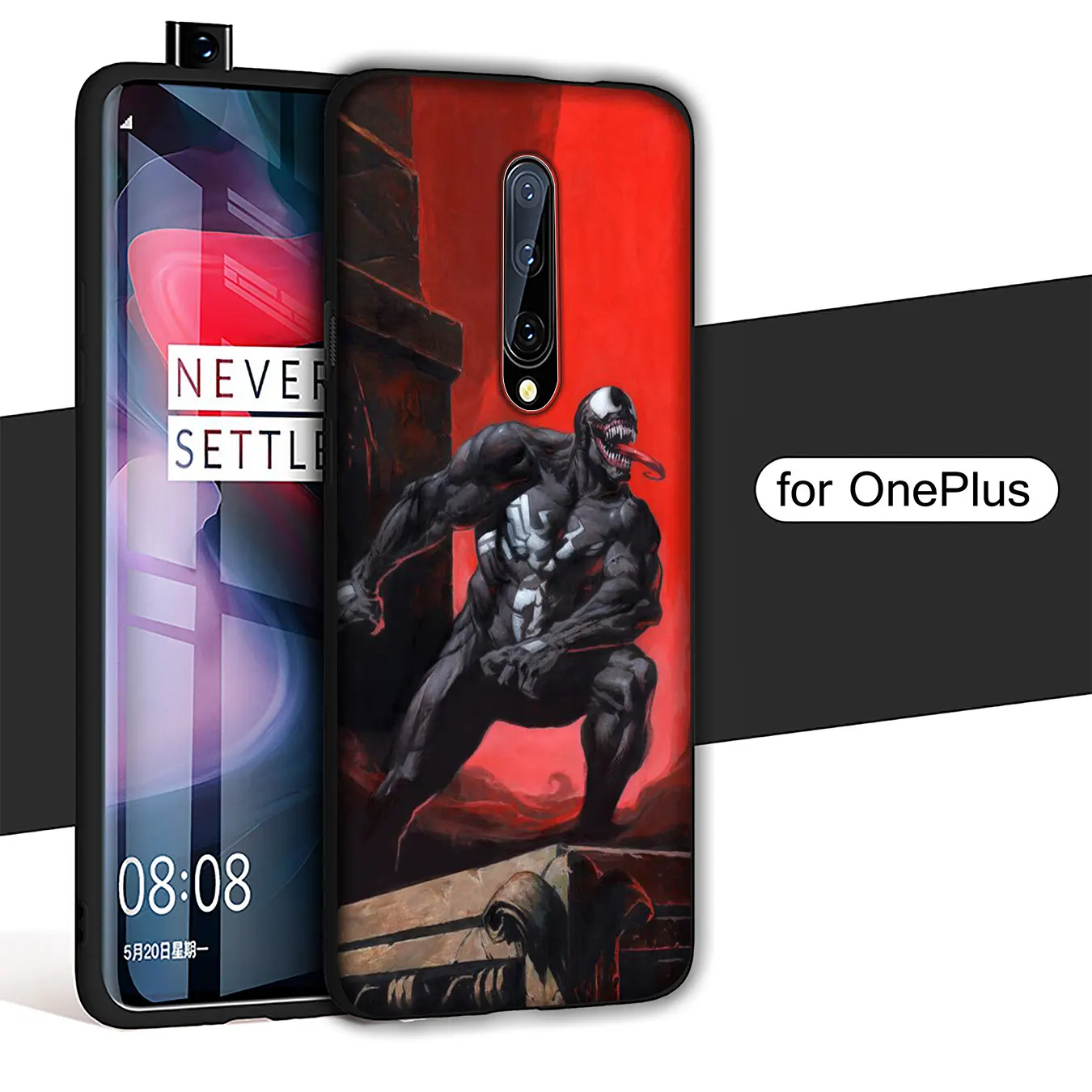 IYICAO чудо-яд Мягкий силиконовый чехол для телефона Oneplus 7 Pro 6 6T 5 5T TPU черный One Plus |