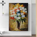 Картина маслом маргаритки, постер на холсте с цветами, Настенная фотография для гостиной, спальни, украшение без рамки