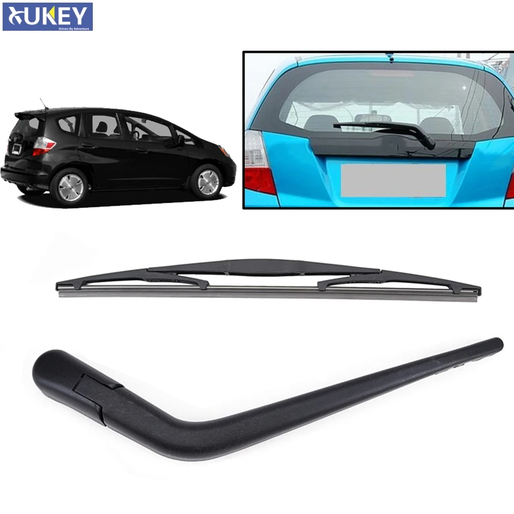 XUKEY Щетка стеклоочистителя ветрового стекла и набор рычагов для Honda Fit Jazz MK 2 2009 2010 2011 2012 2013 Стеклоочиститель заднего стекла