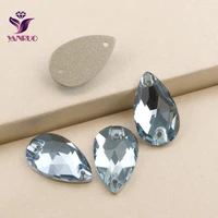 yanruo 3230 drop aquamarine sewing rhinestones crystal sew on rhinestone craft crystals stones gems on dress