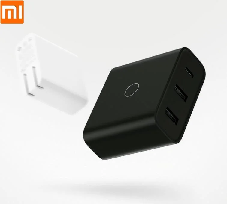 Youpin ZMI USB Зарядное устройство 65 Вт 3 Порты и разъёмы Смарт Выход Тип-C 45 USB-A 20W