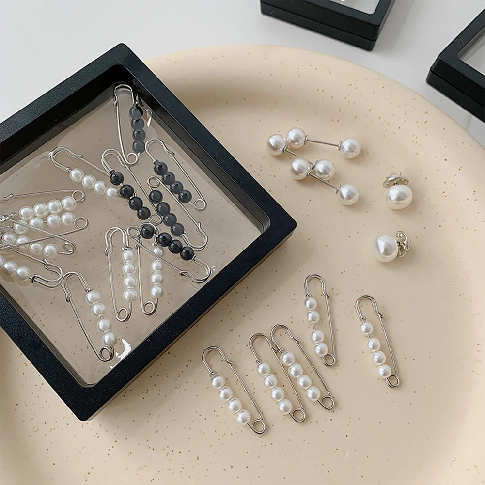 Жемчужная брошь на шарф булавка головной платок шаль для женщин мусульманский