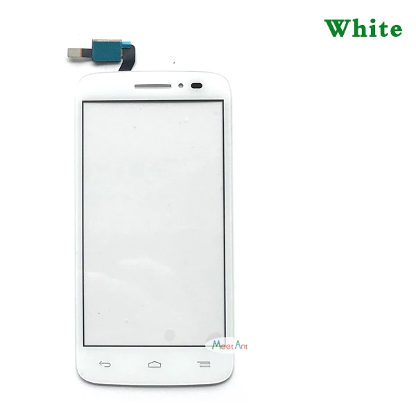 Замена высокого качества 4," для Alcatel One Touch POP 2 5042D OT5042 5042 сенсорный экран дигитайзер сенсор внешняя стеклянная панель объектива - Цвет: Белый