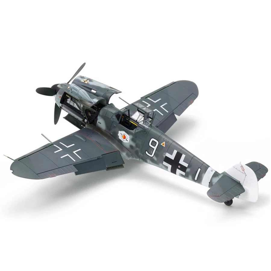 

Модель самолета Tamiya 61117, строительные комплекты масштаба 1:48, Messerschmitt Bf109, строительные игрушки для детей и взрослых