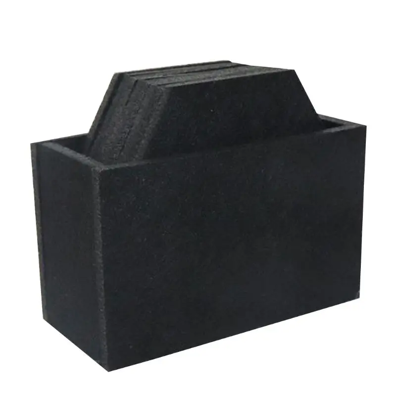 10Pcs Felt Drink Coaster Set with Holder Modern Decorative Coasters C63B | Дом и сад